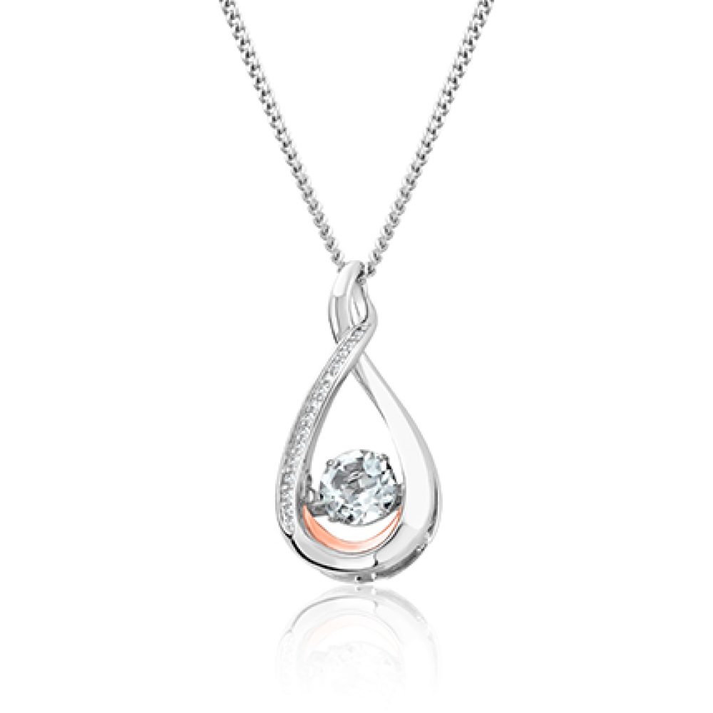 Eternity-Dancing-White-Topaz-Pendant