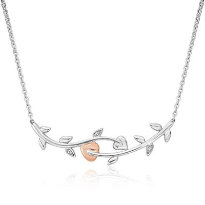 Vine of Life White Topaz Necklace