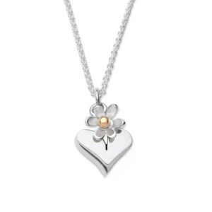 Heart & Daisy Necklace